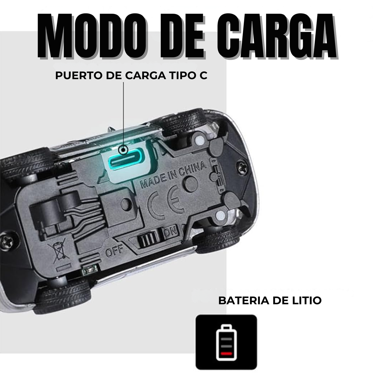 Coche RC Drifting con Cámara HD y App Móvil