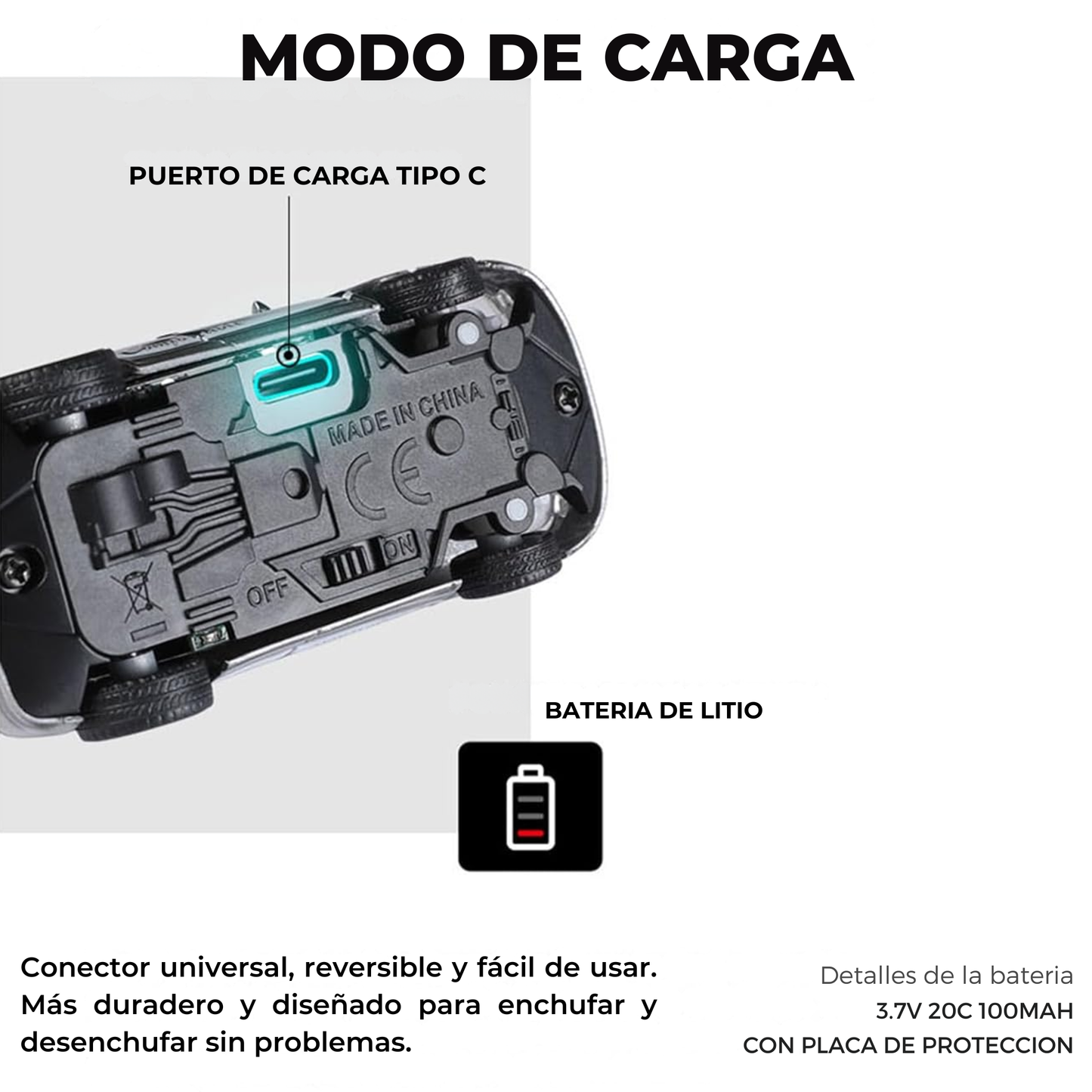 Coche RC Drifting con Cámara HD y App Móvil